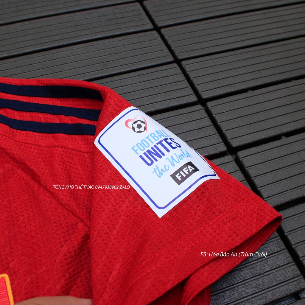 Quần Áo Bóng Đá Tuyển Tây ban nha euro / FREESHIP / Tây ban Nha Euro Quần Áo Bóng Đá cao cấp 2019
