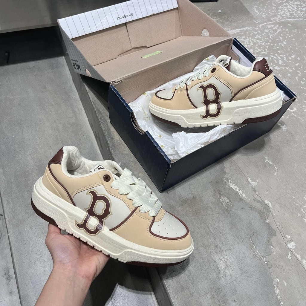 Giày MLB liner ofwhite NY kẻ đen cao cấp, giày ML B chunky NY đen hot trend 2022 - SALE SỐCt - hàng chuẩn Full Box Bill