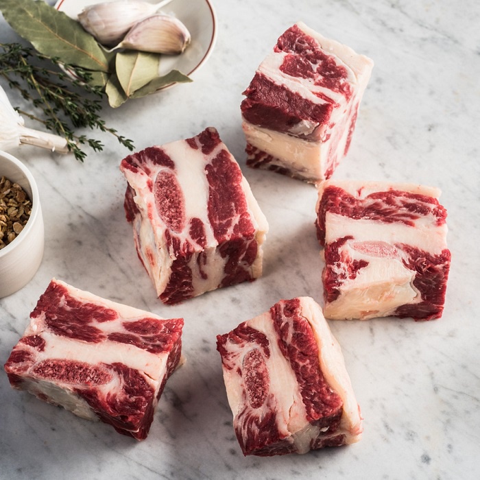 1Kg Xương Sườn Bò cắt khúc sẵn/ 500g_ Ship hỏa tốc