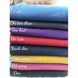 Vải cotton hai za dầy sịn HQ