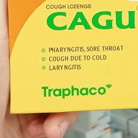 VIÊN NGẬM HO CAGU HỘP 2 VỈ X 10 VIÊN NGẬM