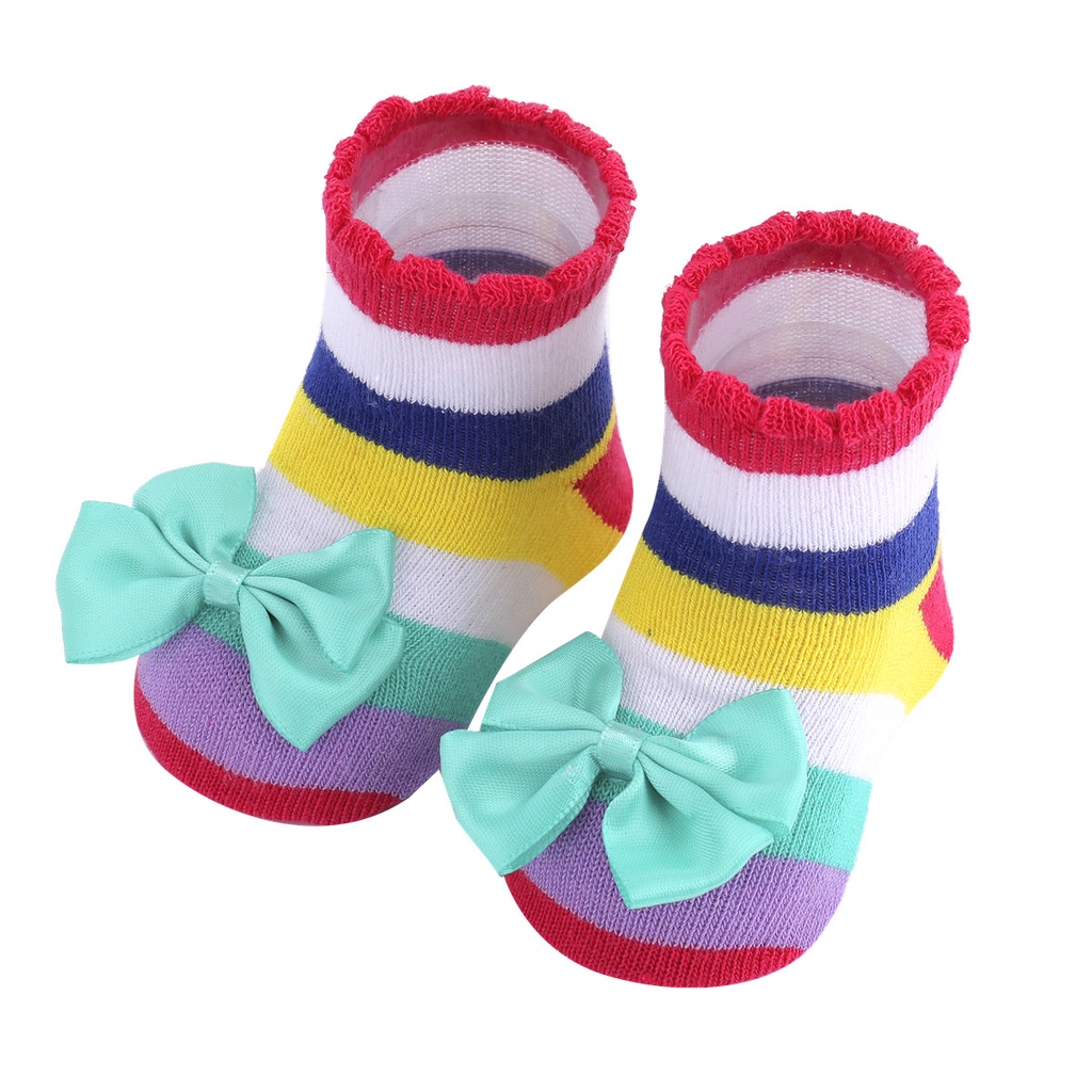 Vớ Cotton ĐíNh Nơ Dễ Thương Cho Bé GáI