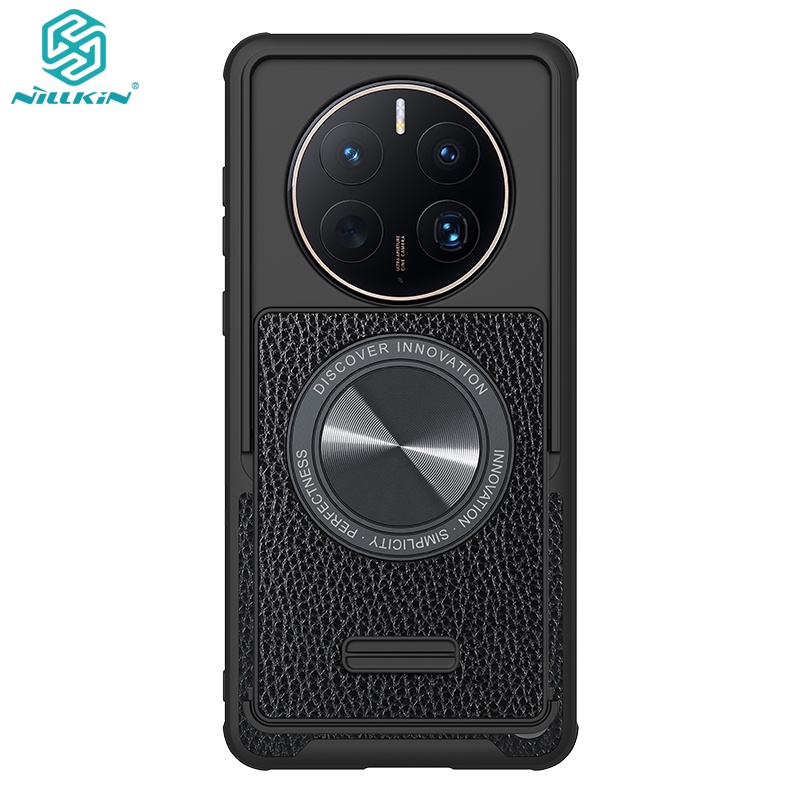 Huawei Mate 50 Pro Ốp lưng Nillkin Leitz S Ốp Điện Thoại Bề Mặt Da Có Nắp Trượt Bảo Vệ Camera Cho Huawei Mate50 Pro