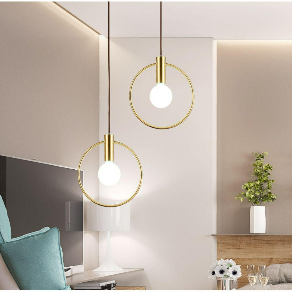 YIYU Đèn Treo Trần Nhà Bằng Kim Loại Thiết Kế Tối Giản Trang Trí Phòng Khách / Quán Bar