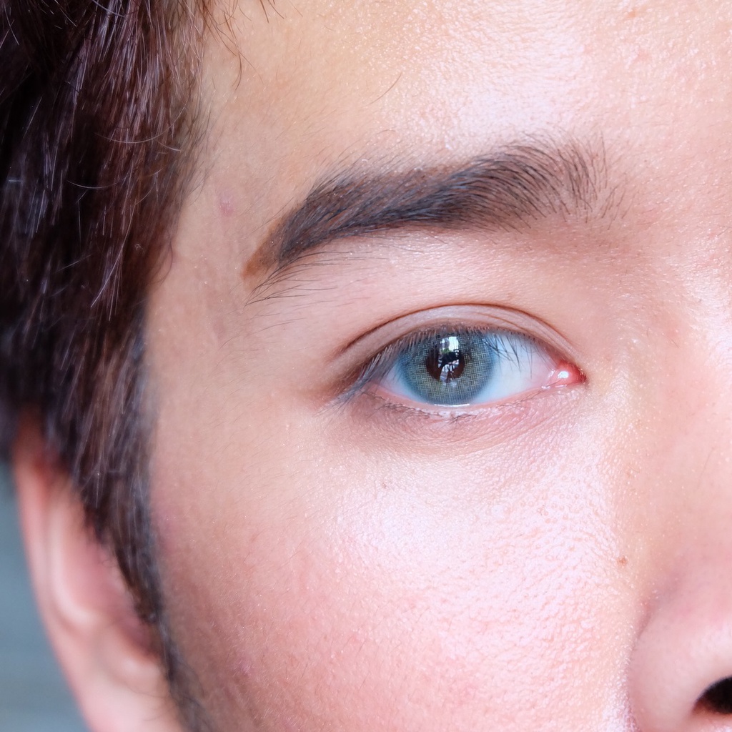 Áp Tròng NAVY BLUE 0 ĐỘ - Ẩm Cao 55% - HSD 6 Tháng Lens Xanh Không Viền Không Giãn Siêu Tây Phù Hợp Cho Mắt Nhạy Cảm