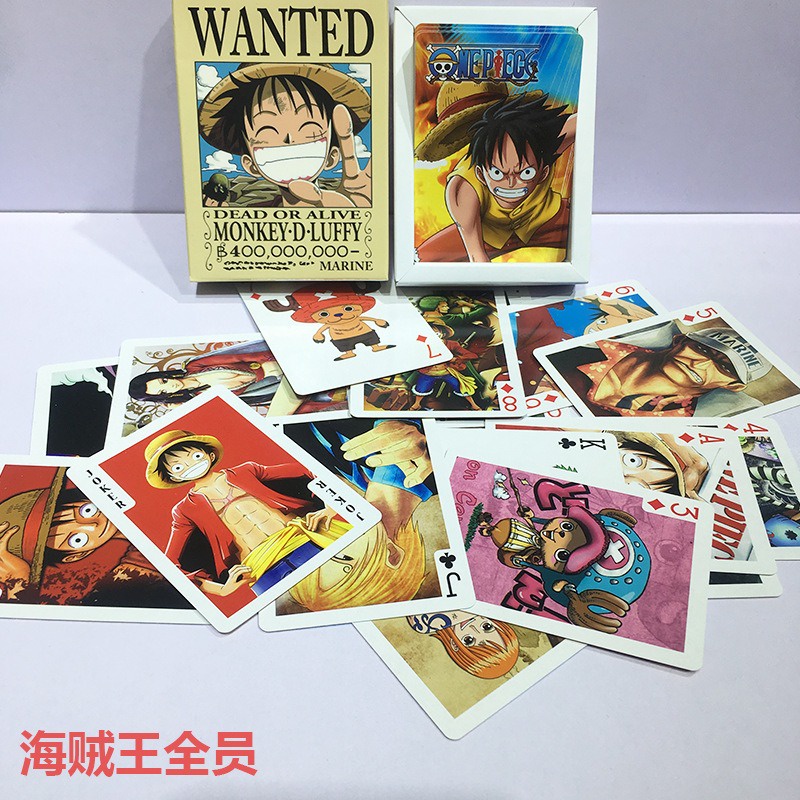 Bộ bài tú lơ khơ One Piece Zoro 54 ảnh khác nhau in hình anime manga
