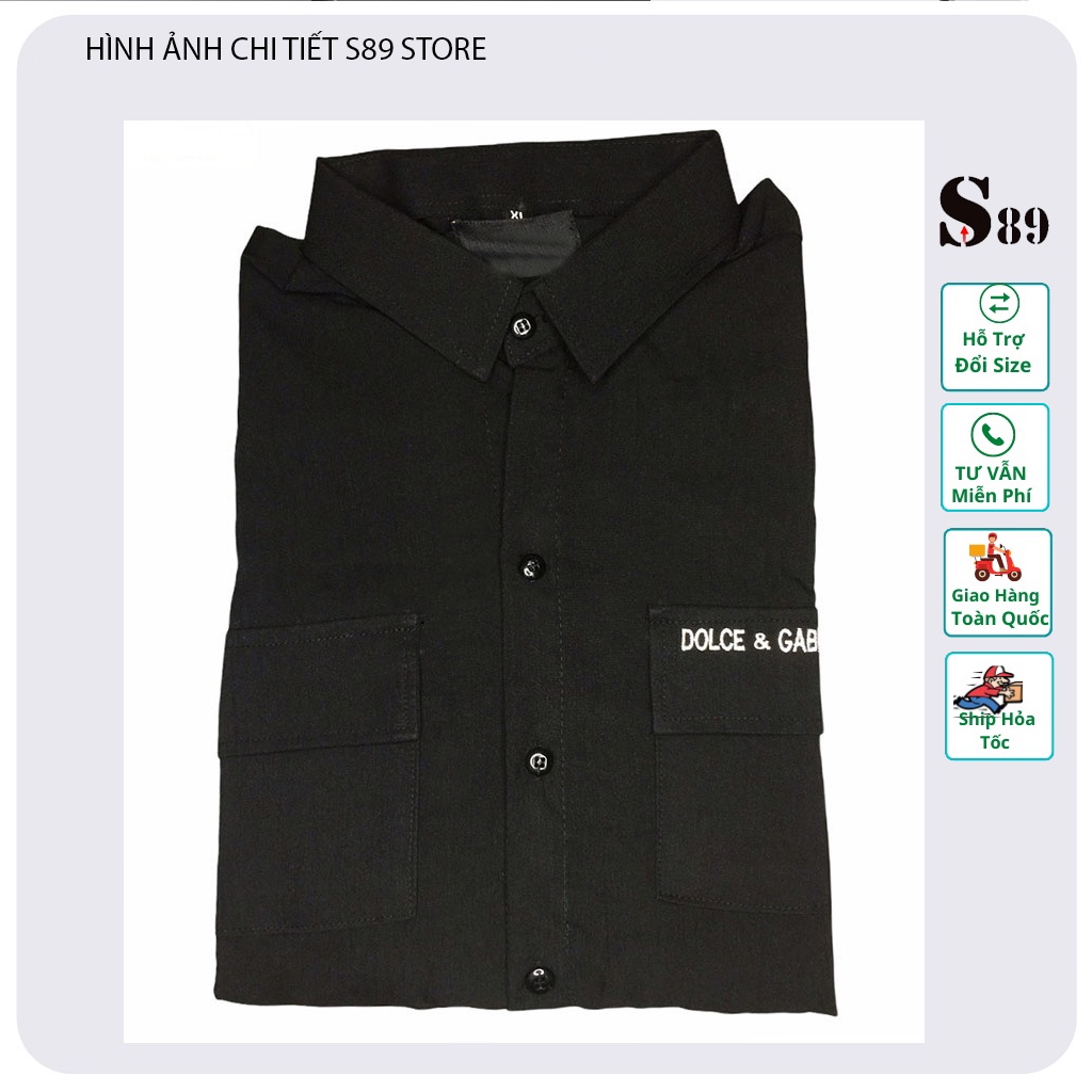 Áo sơ mi đũi nam dài tay form sllim fit Hàn Quốc vải dày dặn 3 màu đen , trắng , nâu