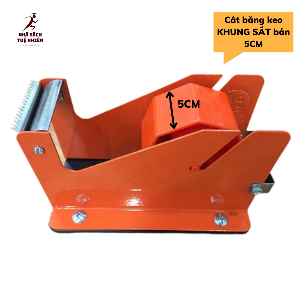 Cắt băng keo để bàn 5cm 4.8cm thân sắt DH 800 và thân nhựa DH 800 dụng cụ cắt keo vòng lớn cắt băng keo mini