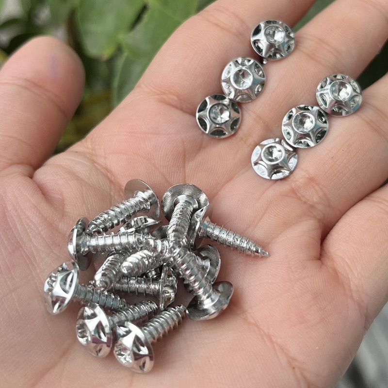 Ốc áo Honda 4li xoắn inox 304