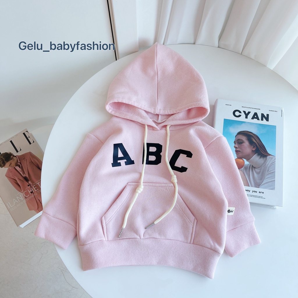 Áo hoodie cho bé, áo nỉ nhiều màu có mũ dành cho bé từ 8-23kg GL15