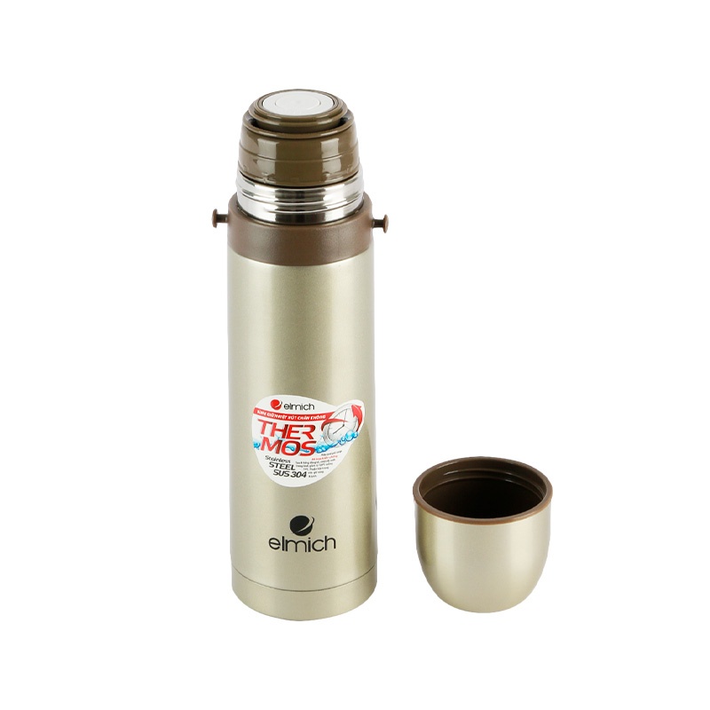 Bình giữ nhiệt nóng lạnh Elmich-6389, phích nước inox 304 chuẩn Châu Âu