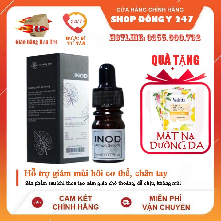 Serum INOD Huyền Phi HP79 , Giảm Mùi Hôi Tay Chân, Mùi Cơ Thể,Khử Mùi Hôi Nách