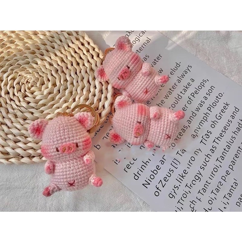 Gấu bông con heo handmade