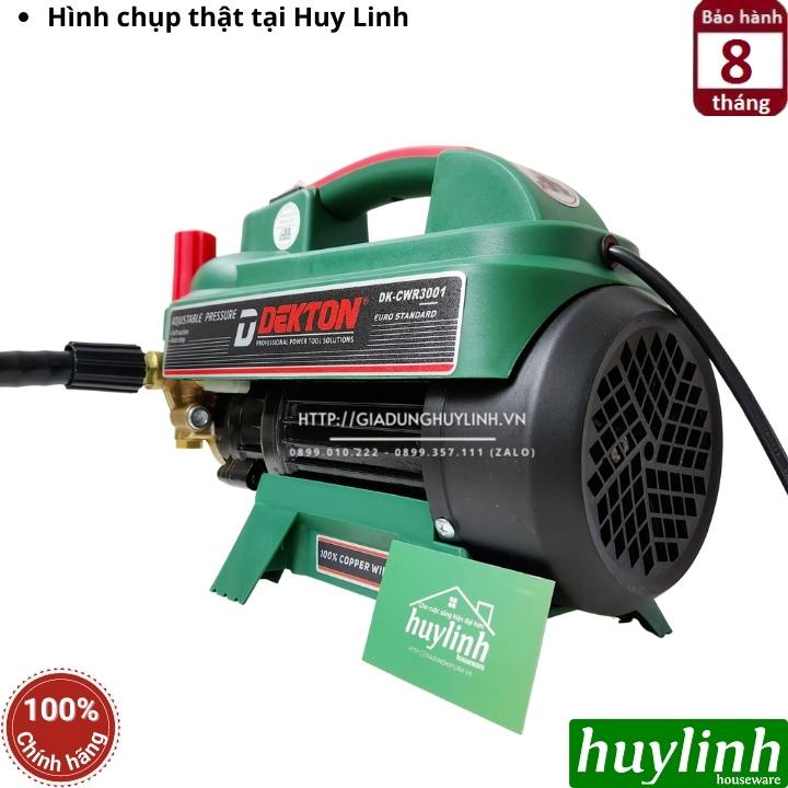 Máy xịt rửa xe chỉnh áp Dekton DK3001 - 3000W - 180 bar - Motor Từ Lõi Đồng 100% - Hàng chính hãng
