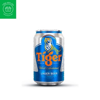 Bia lager beer tiger lon cao 330ml - tiger nâu, tiger bạc