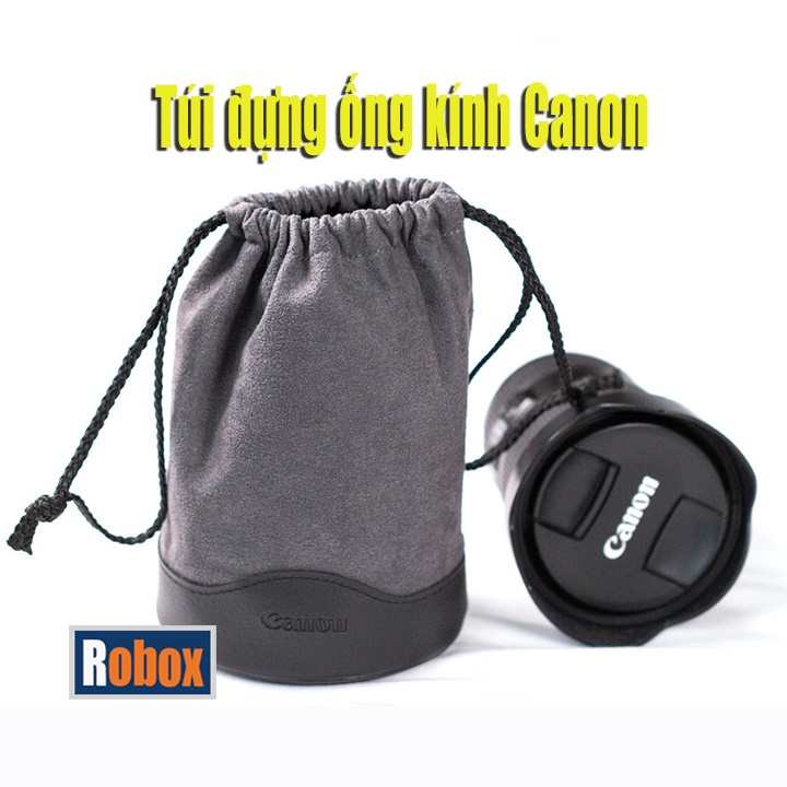 Túi Nhung Đựng Lens Canon Chuẩn Zin cao cấp