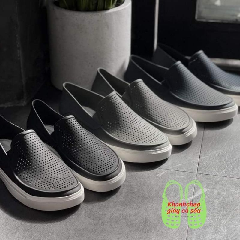 GIÀY NHỰA ĐI MƯA -CROSS-CITILANE-ROKA SLIP ON CHO NAM KHÁNG KHUẨN, KHÔNG HÔI CHÂN 3 MÀU