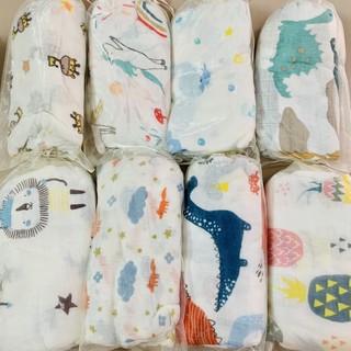 Khăn Muslin swaddle Sợi tre cho bé