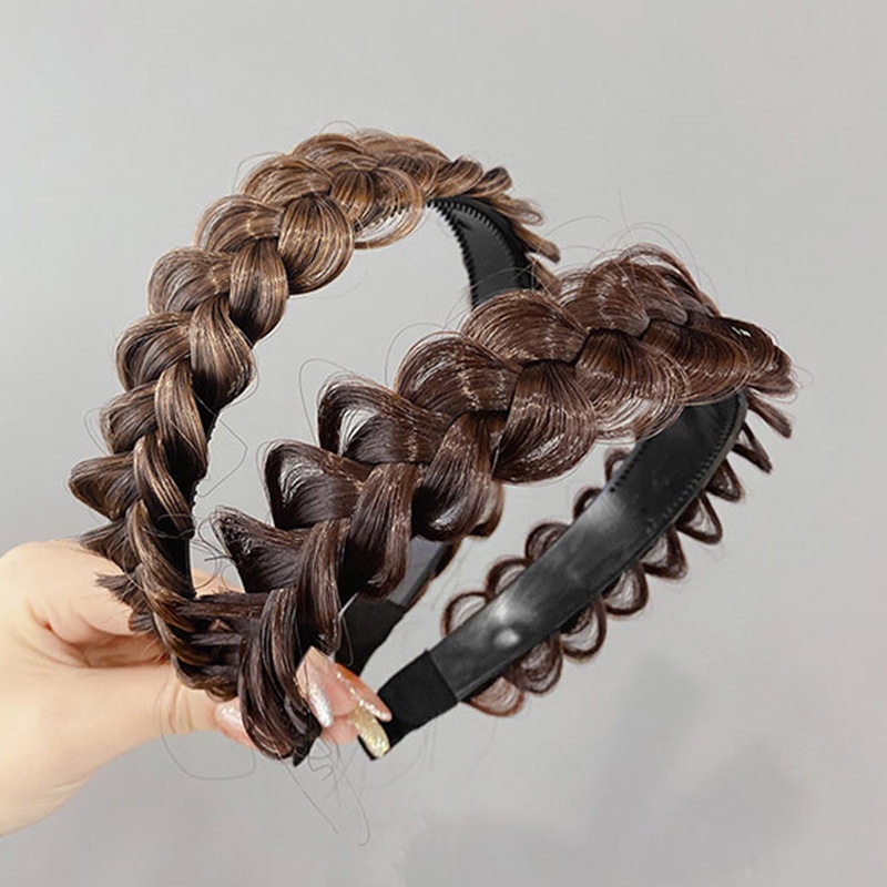 Cài Tóc Giả Thắt Bím Xương Cá Thời Trang Hàn Quốc Mới Cho Nữ