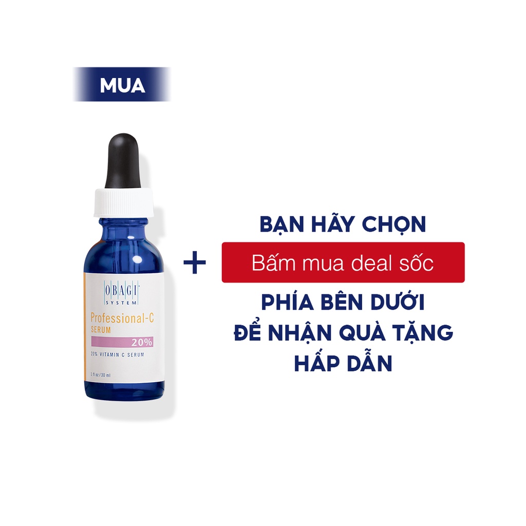 [Mã COSLUX08 giảm 120K đơn 1500K] Serum Vitamin C Obagi Professional C 20%- 30ml