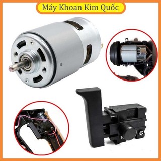 Moto máy cắt cỏ pin,động cơ máy cắt cỏ pin, moto 755, công tắc máy cắt cỏ pin, phụ kiện thay thế sửa chữa máy cắt cỏ pin
