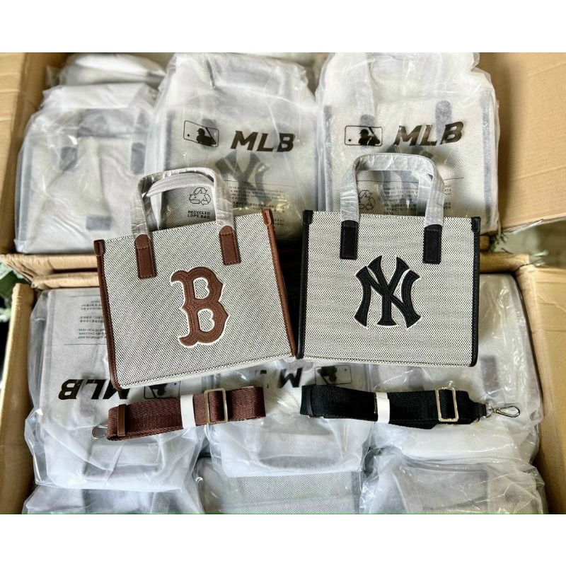 Túi MLB tròn, vuông xuất dư