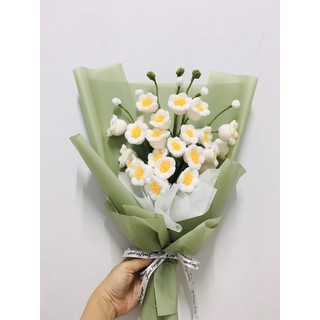 Hoa linh lan bằng len handmade