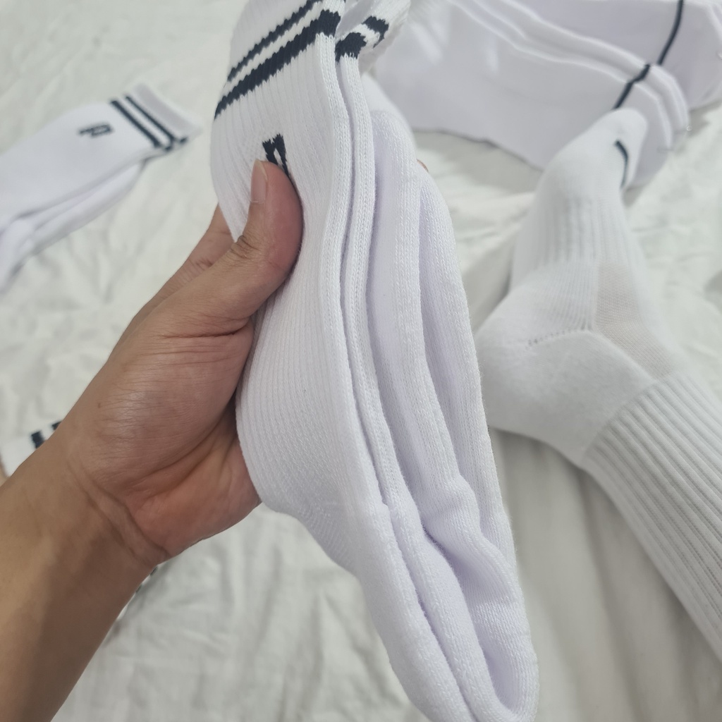 [Xuất Dư] Tất Vớ Muji cao cổ nam giới họa tiết sọc ngang - Free ship - Quà tặng by Tatstats.Vn