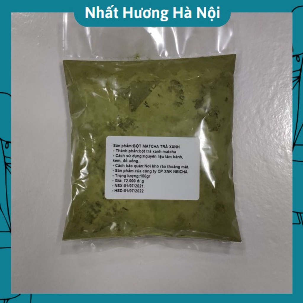 Bột Trà Xanh Matcha Đài Loan Neicha 100g
