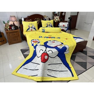 Bộ ga gối Doremon siêu mát lạnh 5D