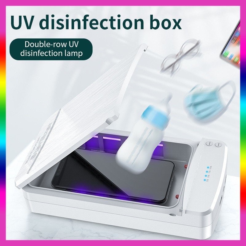 Hộp Khử Khuẩn Kép UVC-Ozone hiệu quả cao Đa Năng dùng cho điện thoại, khẩu trang, mắt kính, trang sức...