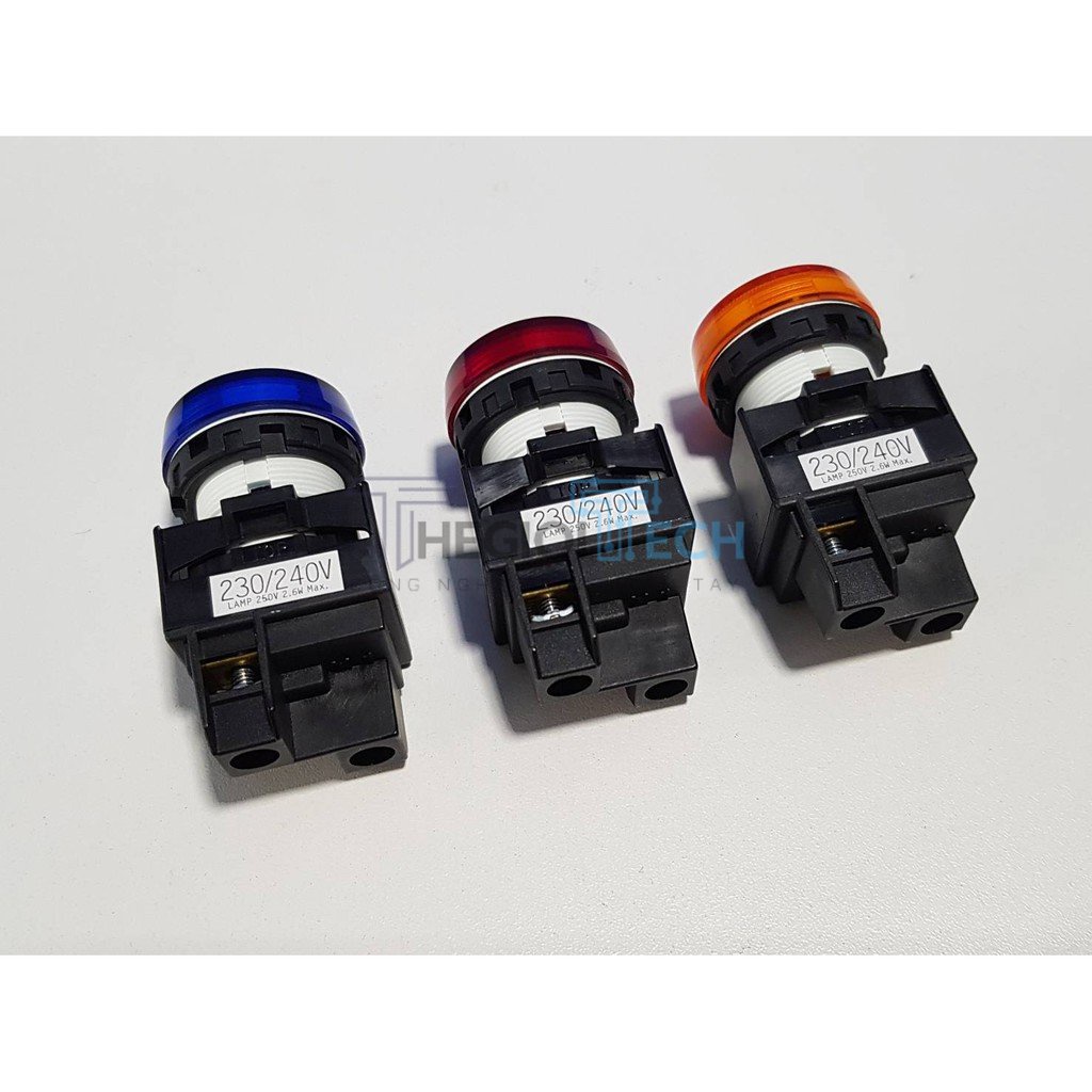 Đèn báo Idec YW1P-1EQM3 (đỏ, vàng, xanh lá) - Đỏ