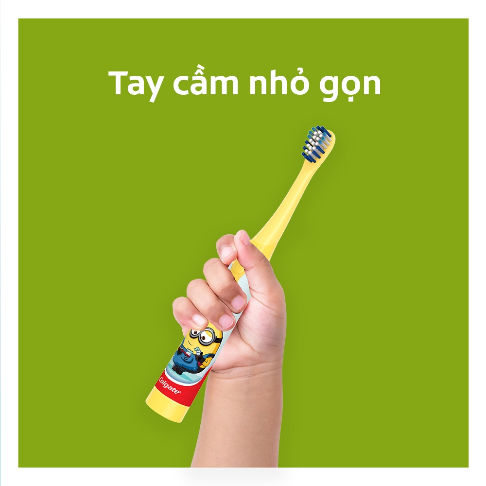[HB Gift] Bàn chải đánh răng điện Colgate Sonic Minion dành cho trẻ em công nghệ sóng âm