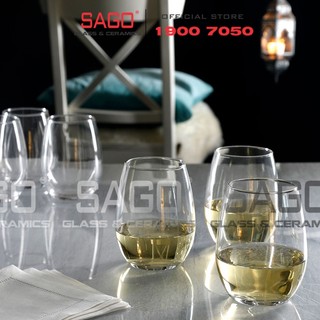 Ly Thủy Tinh Pasabahce Amber White Wine Glass 350ml | Thủy Tinh cao cấp , Nhập Khẩu Thổ Nhĩ kỳ