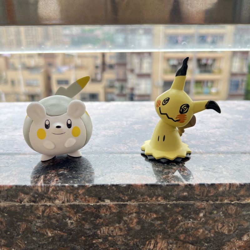 Bộ mô hình 6 Pokemon Pikachu Pichu Raichu Raichu-Alola Mimikyu Togedemaru xinh xắn dễ thương - Kumy Shop