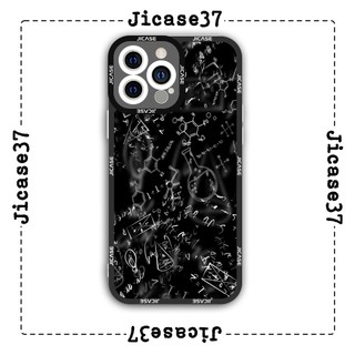 Ốp lưng iphone và samsung xiaomi oppo cạnh vuông Jicase hoạ tiết hoá học 