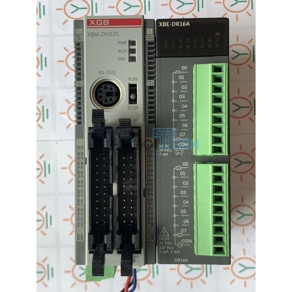 Bộ lập trình PLC LS XGB XBM-DN32S và mô-đun XBE-DR16A đã qua sử dụng