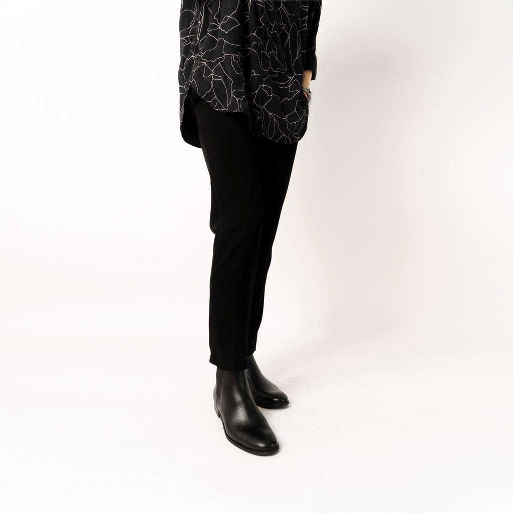 Giày Boot FANGY - The Mckay Chelsea Boots SS2 - Đen Bóng