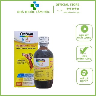 Siro Ăn Ngon Centrum Kids 200ml của Úc - Siro Hết Bếng Ăn Centrum Kids Incremin Iron Mixture 200ml Healthy Care Extaste