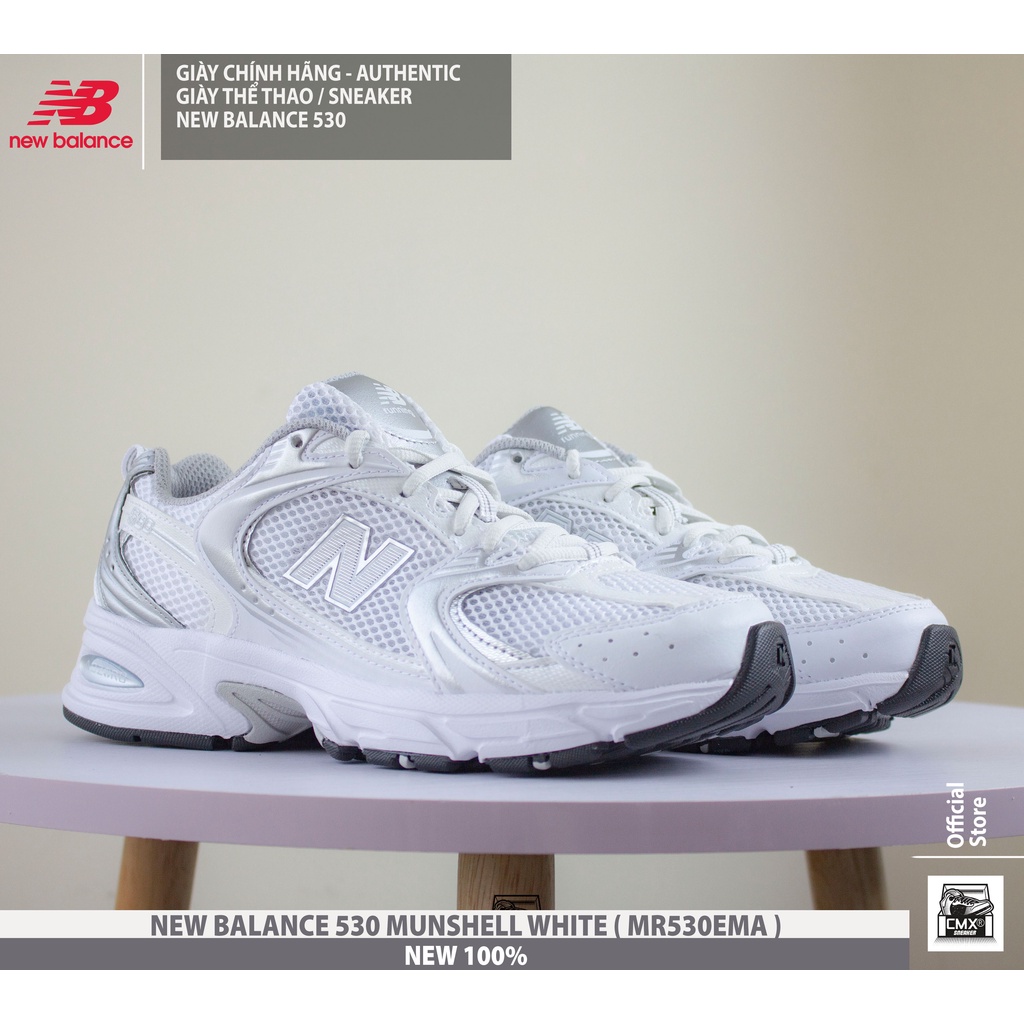 😘  Giày New Balance 530 'Munsell White '  - HÀNG CHÍNH HÃNG 100%