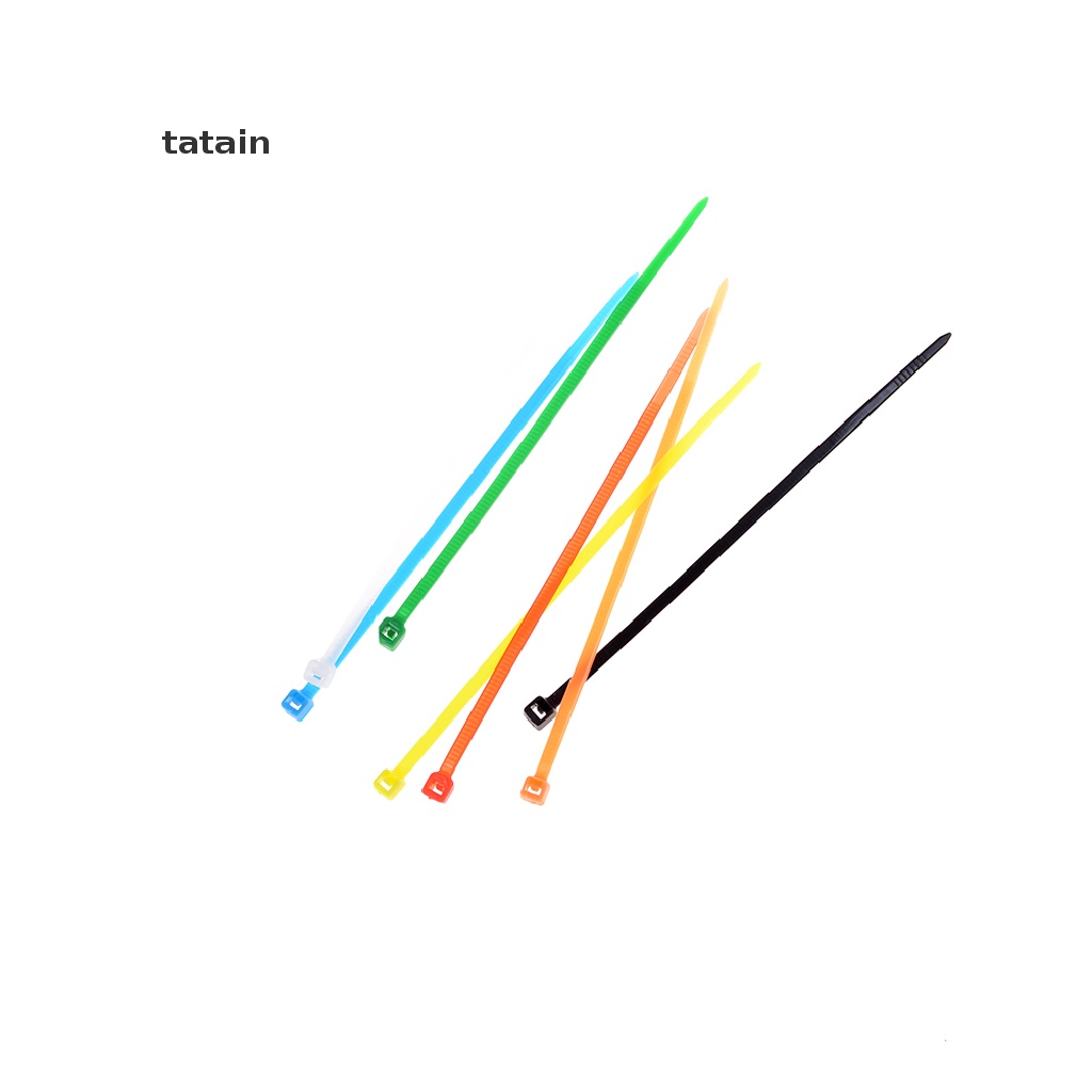 Bộ 100 Dây Rút Nhựa Nylon 3x100mm Nhiều Màu Sắc