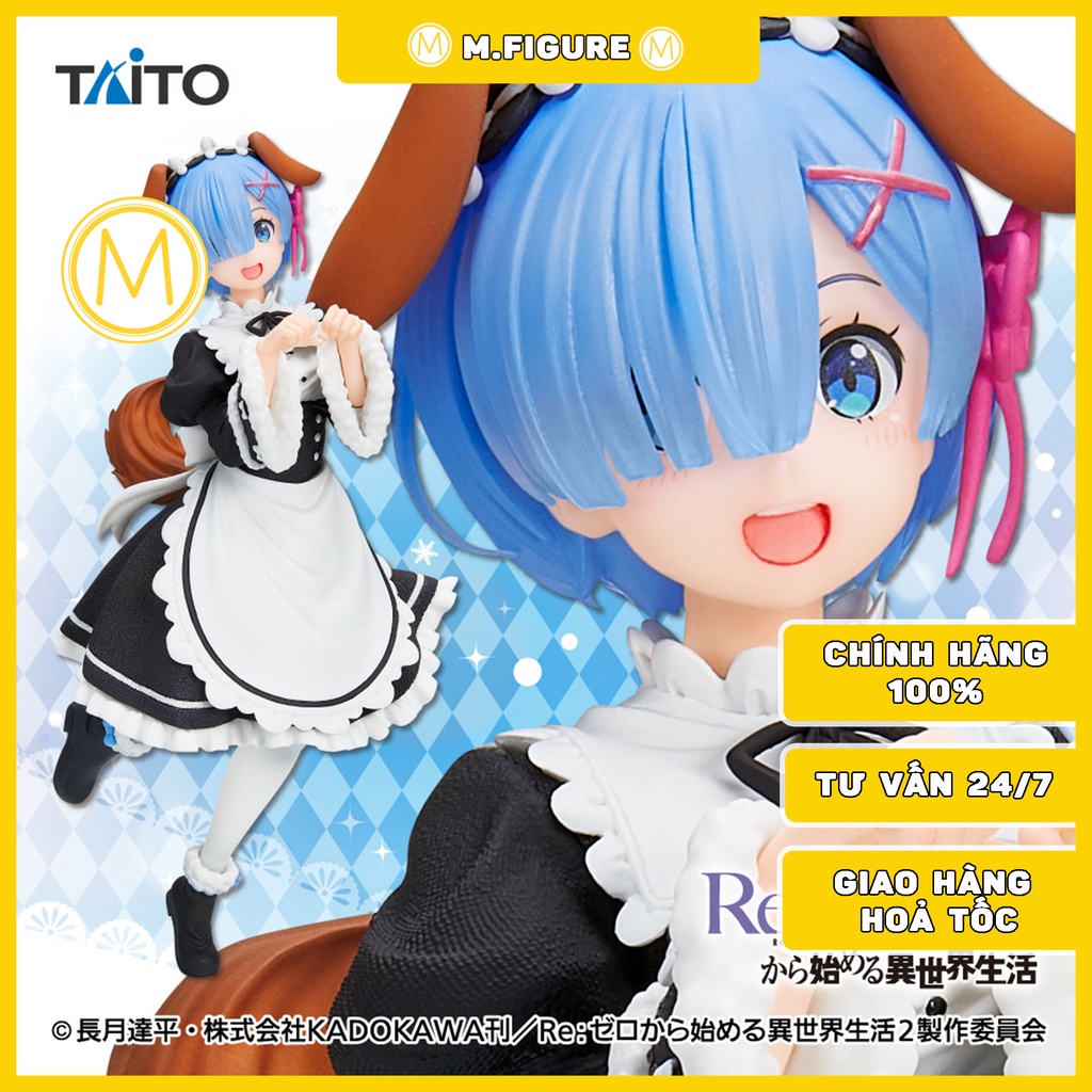 MÔ HÌNH CHÍNH HÃNG REM - Re:Zero - Coreful Figure - Memory Snow Puppy ver. (Taito)