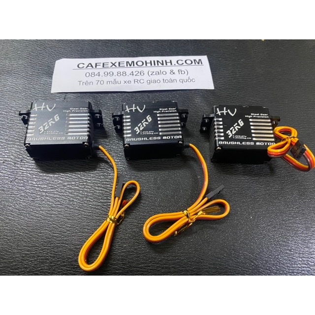 Động cơ servo không chổi than JX BLS-HV7132MG 32KG 180 độ cho mô hình RC Brushless full nhôm tản nhiệt nhanh