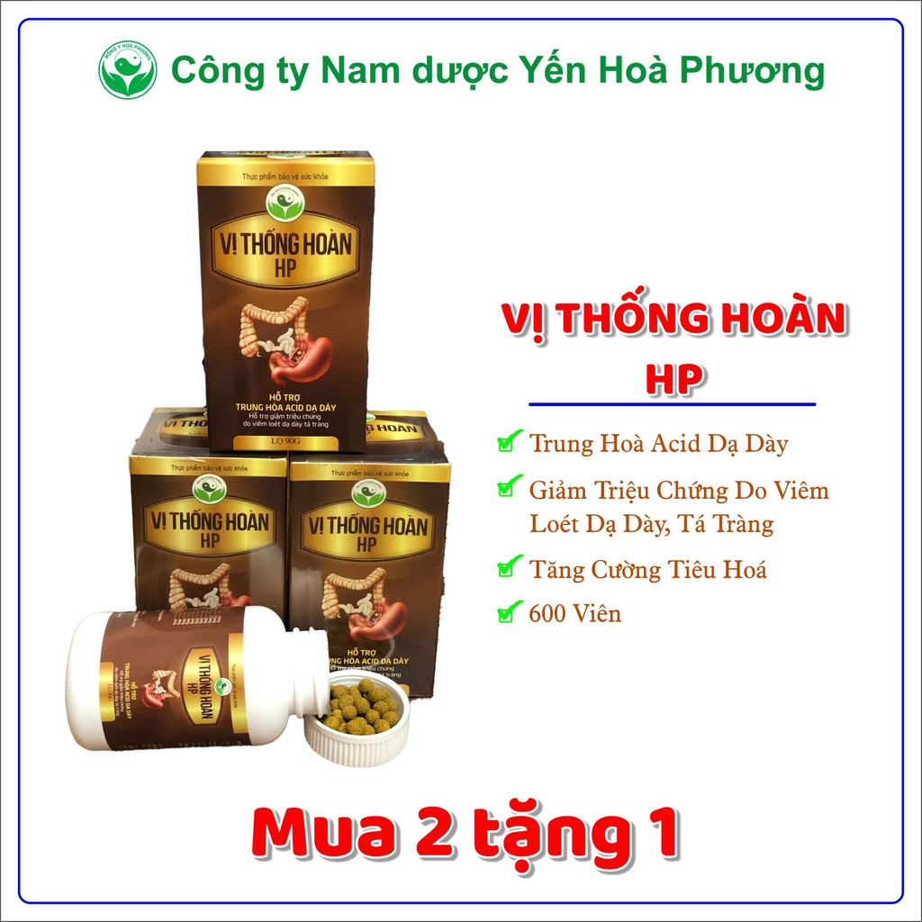 Dạ dày khỏe Đông Y Hòa Phương Thực Phẩm bảo vệ sức khỏe giúp tiêu hóa tốt HP1A