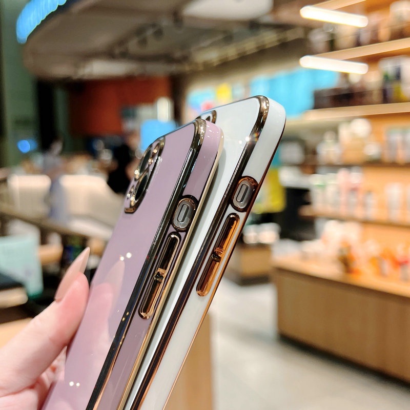 Ốp lưng VIVO Y36 Y22 Y22S Y21 Y21S Y20 Y20S Y17 Y17S Y16 Y15 Y15S Y15A Y12 Y12S Y11 U10 Y01 Y33S T1X 4G 2020 2021 2022 2023 Plating Protect Camera Soft Case