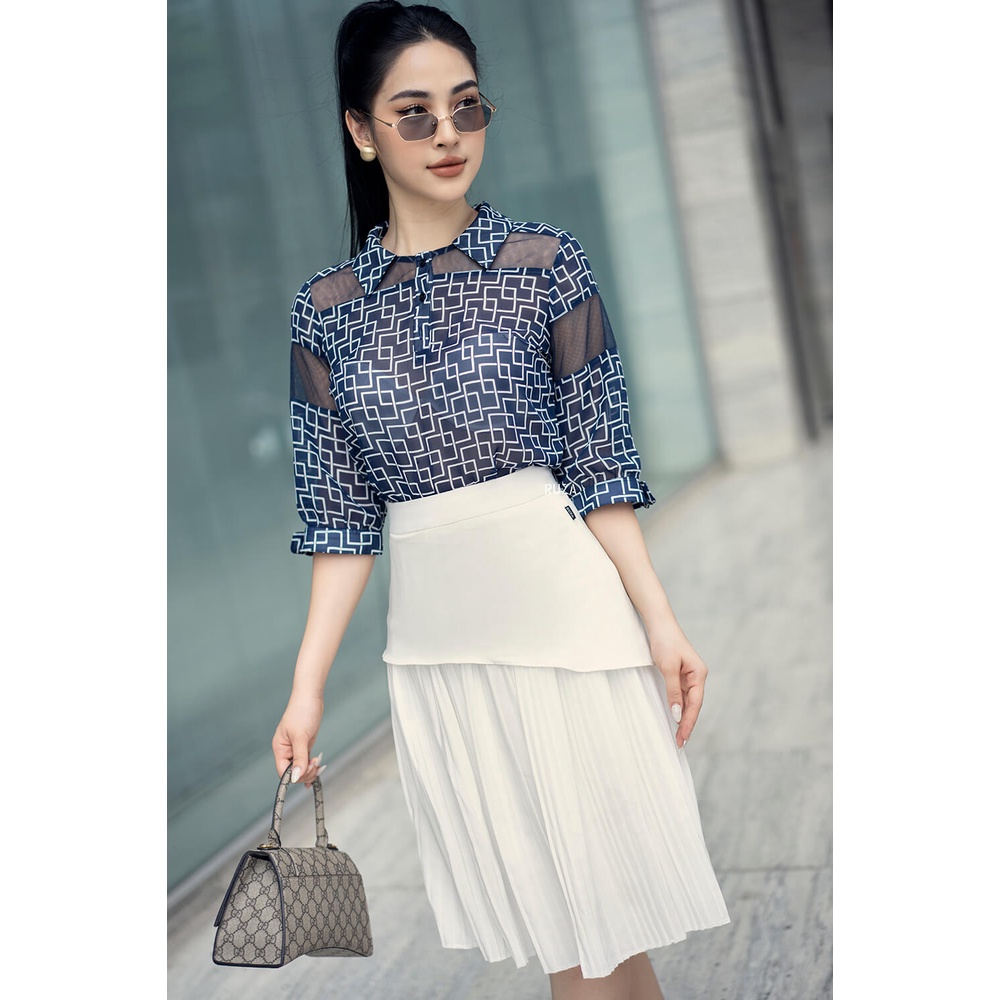 Áo sơ mi tay lỡ kiểu dáng freesize thời trang công sở RUZA AL 22 64