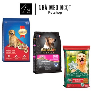 Thức ăn cho chó con, chó lớn,  hạt Smartheart, hạt ganador, hạt maxime, hạt woofy gói lớn giá rẻ