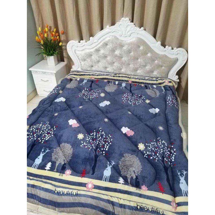 Chăn Lông Cừu Đại Hàn Loại 1 dày nặng 2.5kg Siêu Ấm