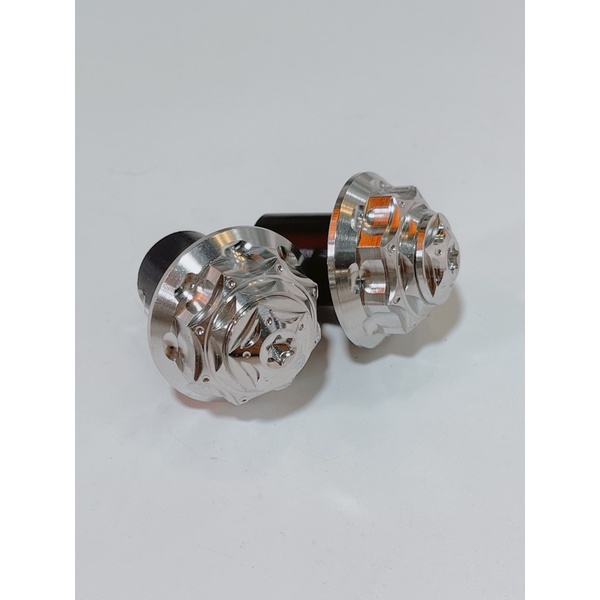 Gù Salaya inox 304 sáng bóng, mẫu dày chống rung gắn thông dụng mọi loại xe máy