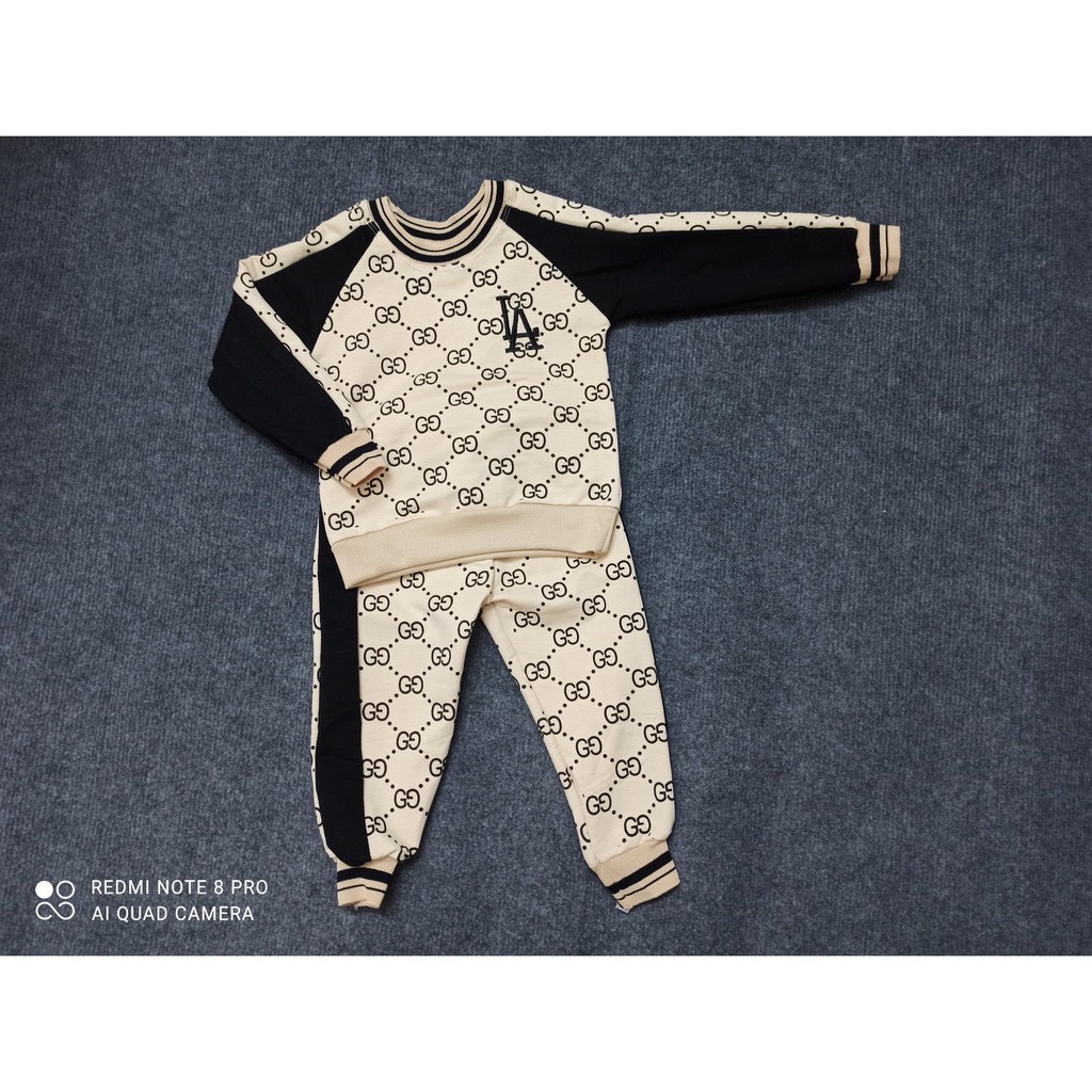 Xả Kho Bộ Quần Áo Dài Tay Chất Nỉ Da Cá Cho Bé Từ 7-17kg MINKYSUN